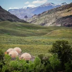 Wapiti valley with Pure Heart Retreat vacation rentals in the distance